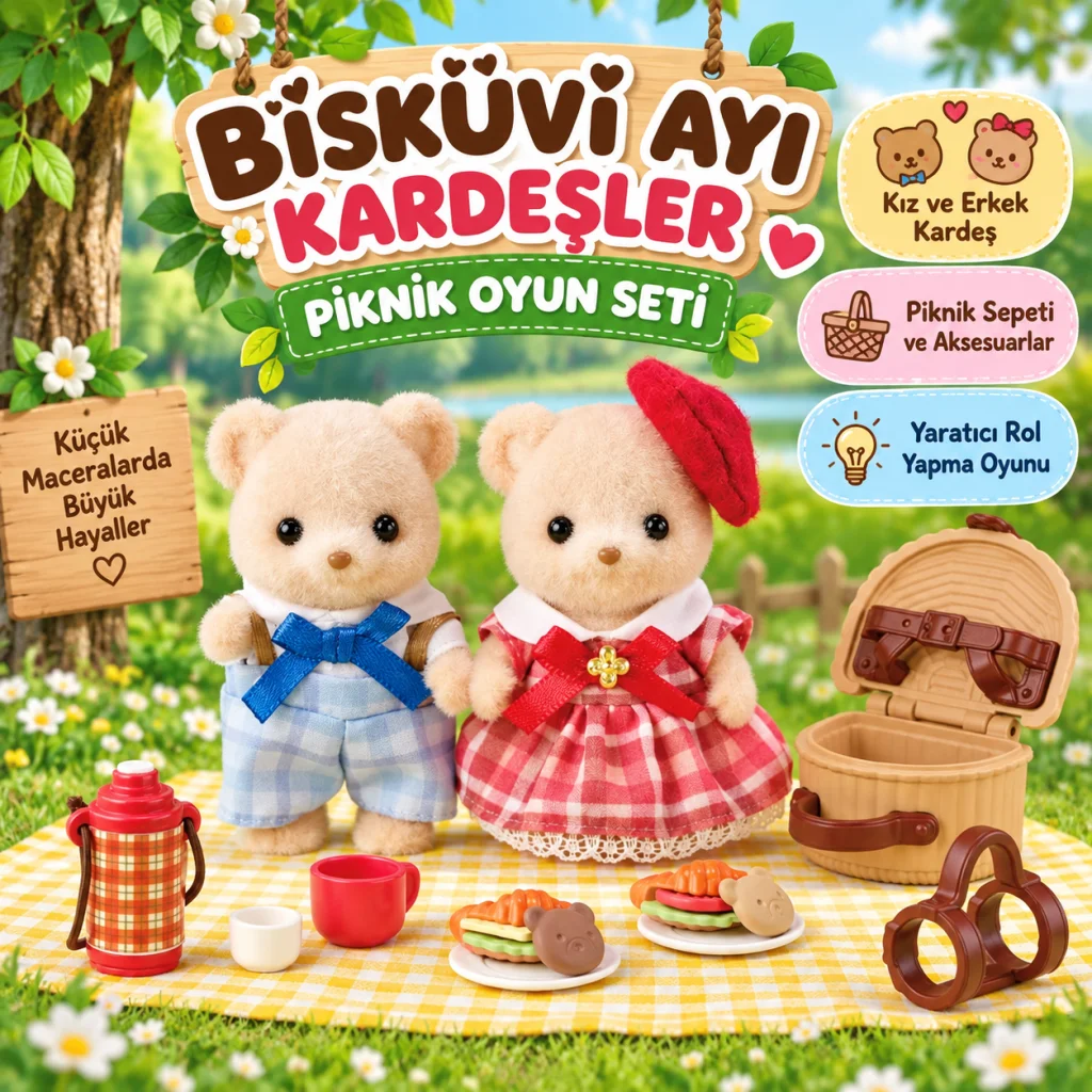 5852 Families Biscuit Kardeşler Leziz Piknik Seti +3 yaş
