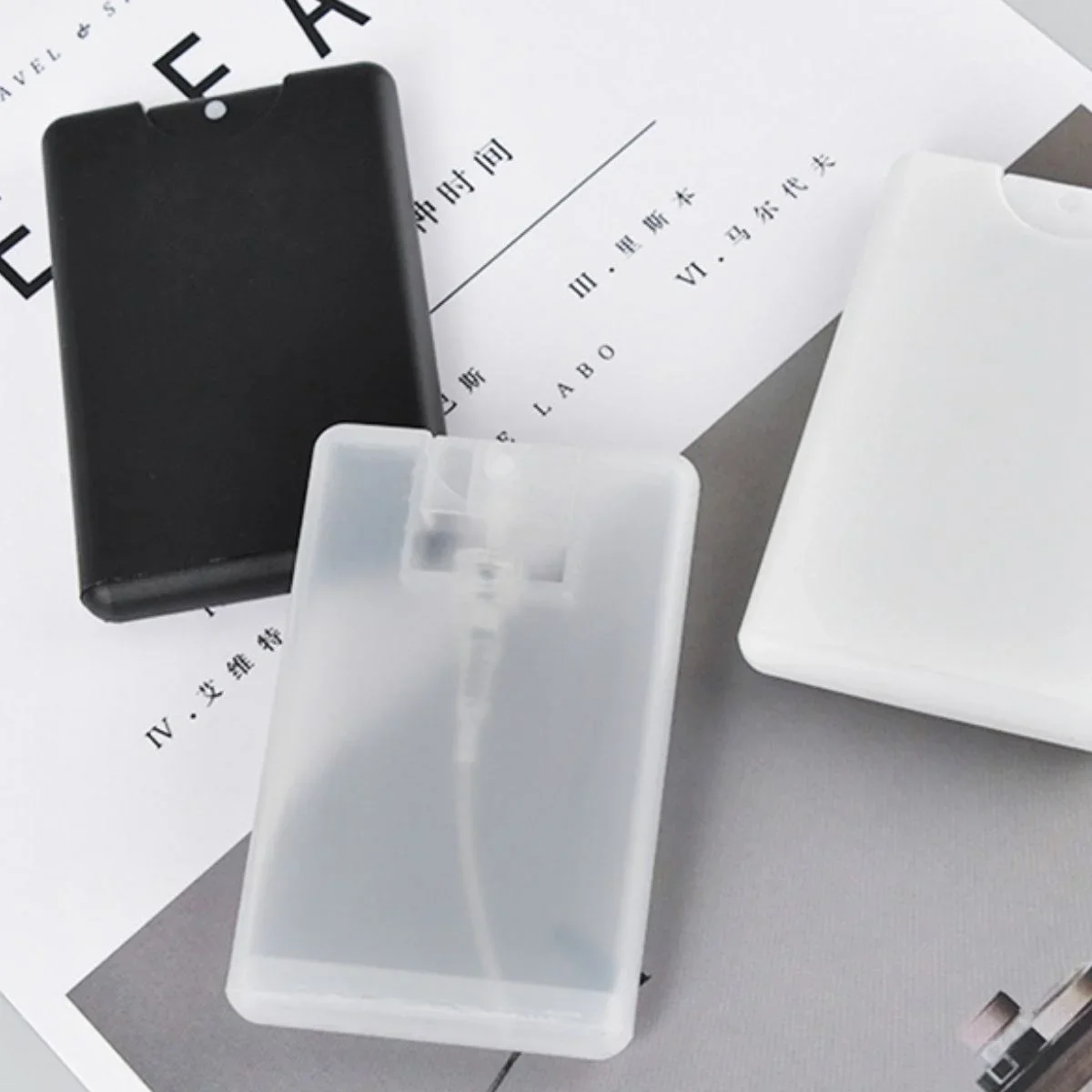 Buffer 20 Ml Doldurulabilir ni Cep Boy Kolay Taşınabilir Çok Amaçlı Parfüm Şişesi