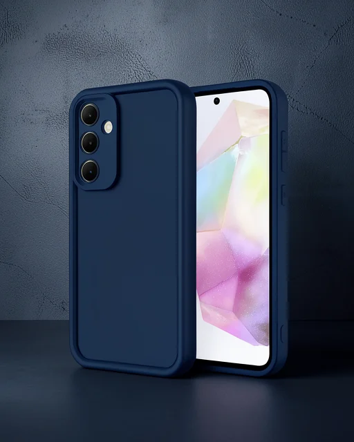 Samsung Galaxy A36 Kılıf Viera Silikon - Lacivert