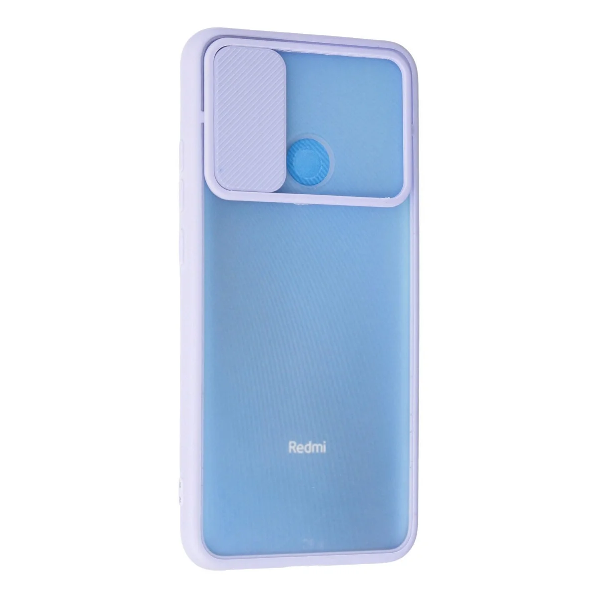 Xiaomi Redmi 9c Kılıf Palm Buzlu Kamera Sürgülü Silikon - Lila görsel 3