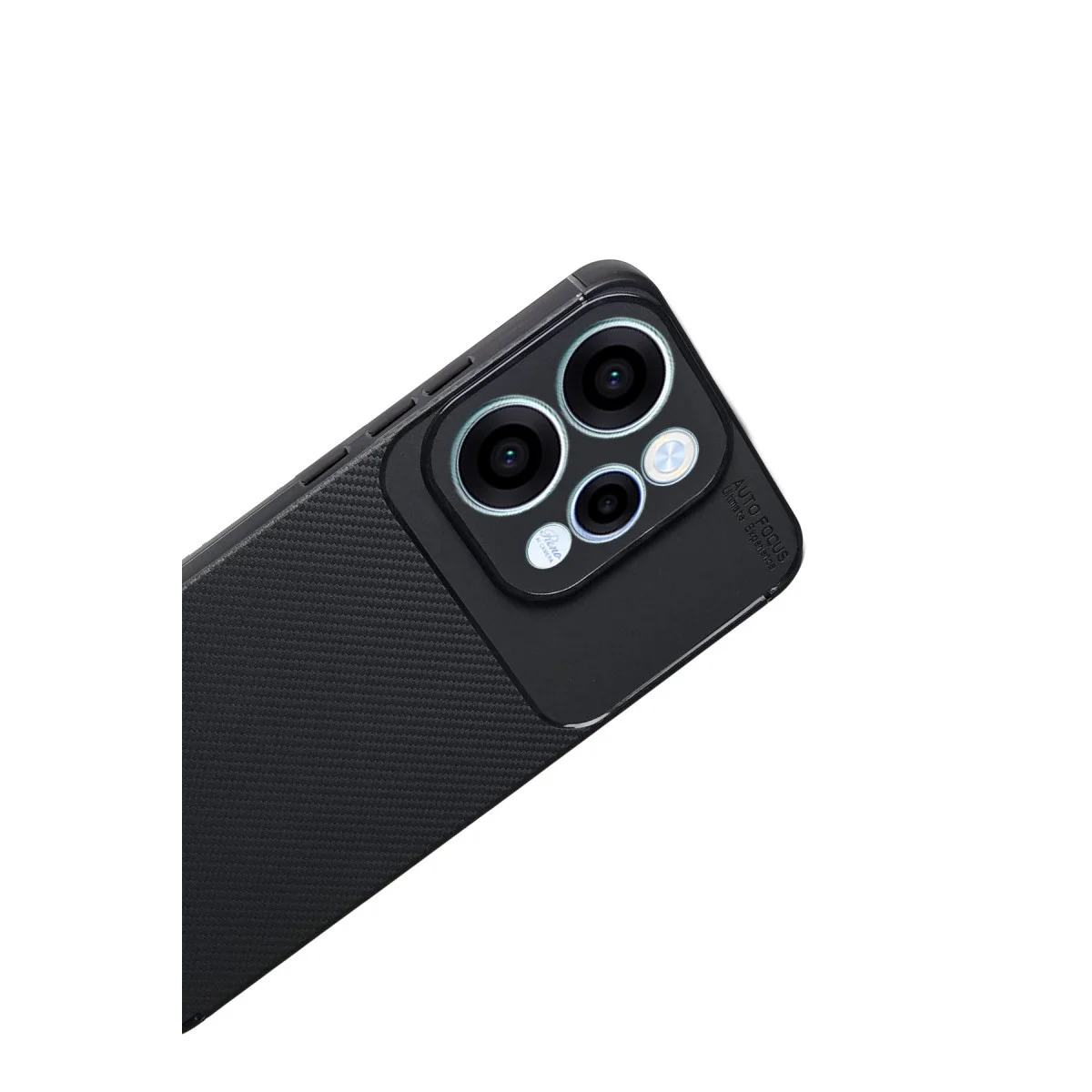 Oppo Reno 15 Auto Focus Karbon Kapak - Siyah görsel 3