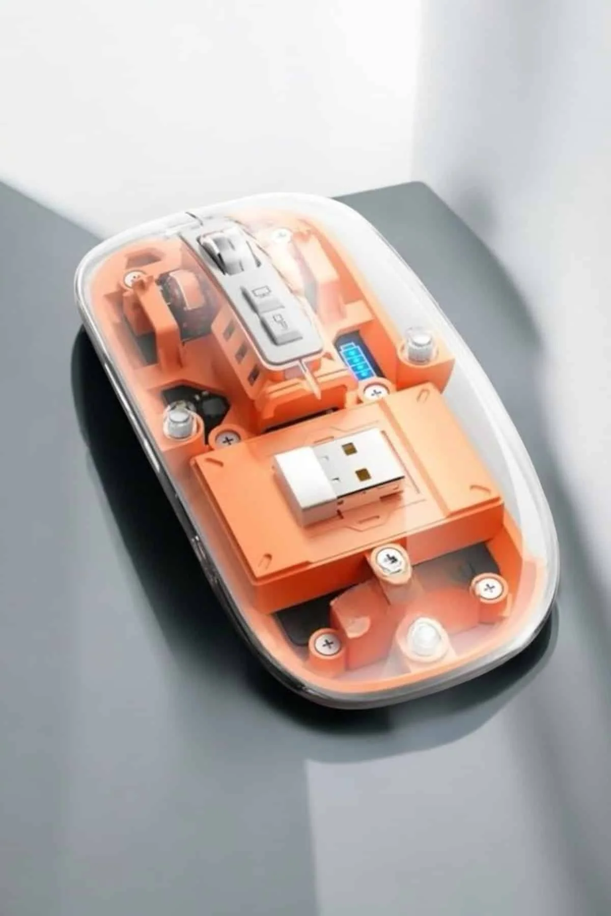 Sessiz Kablosuz USB Girişli Mouse Fare Yüksek Performanslı görsel 4