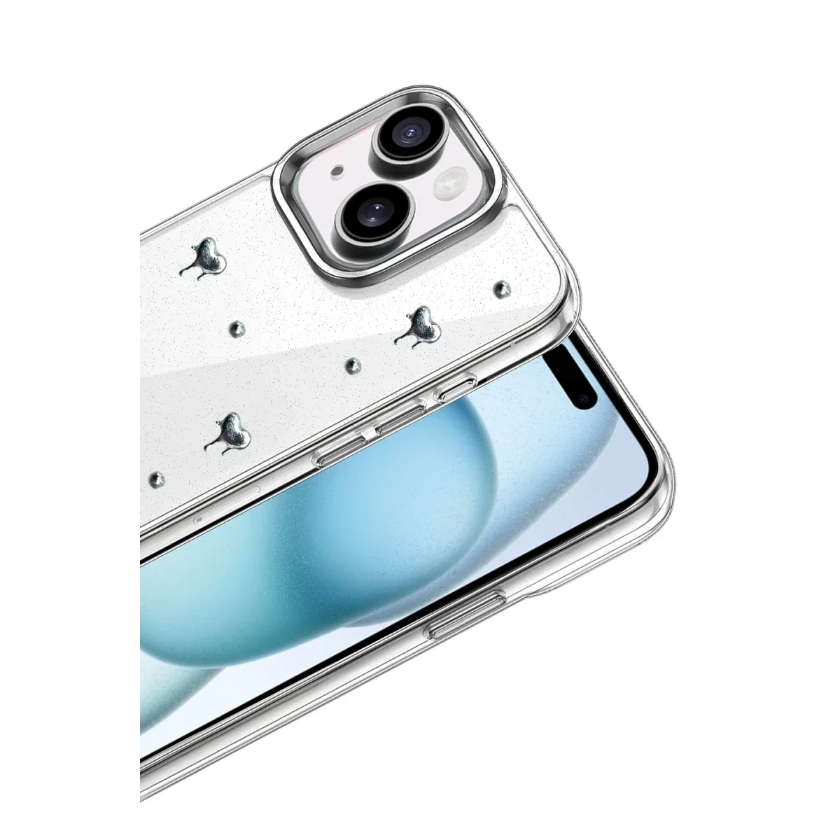 Apple iPhone 15 Fiyonk Desenli Kapak - Desen 1 görsel 2