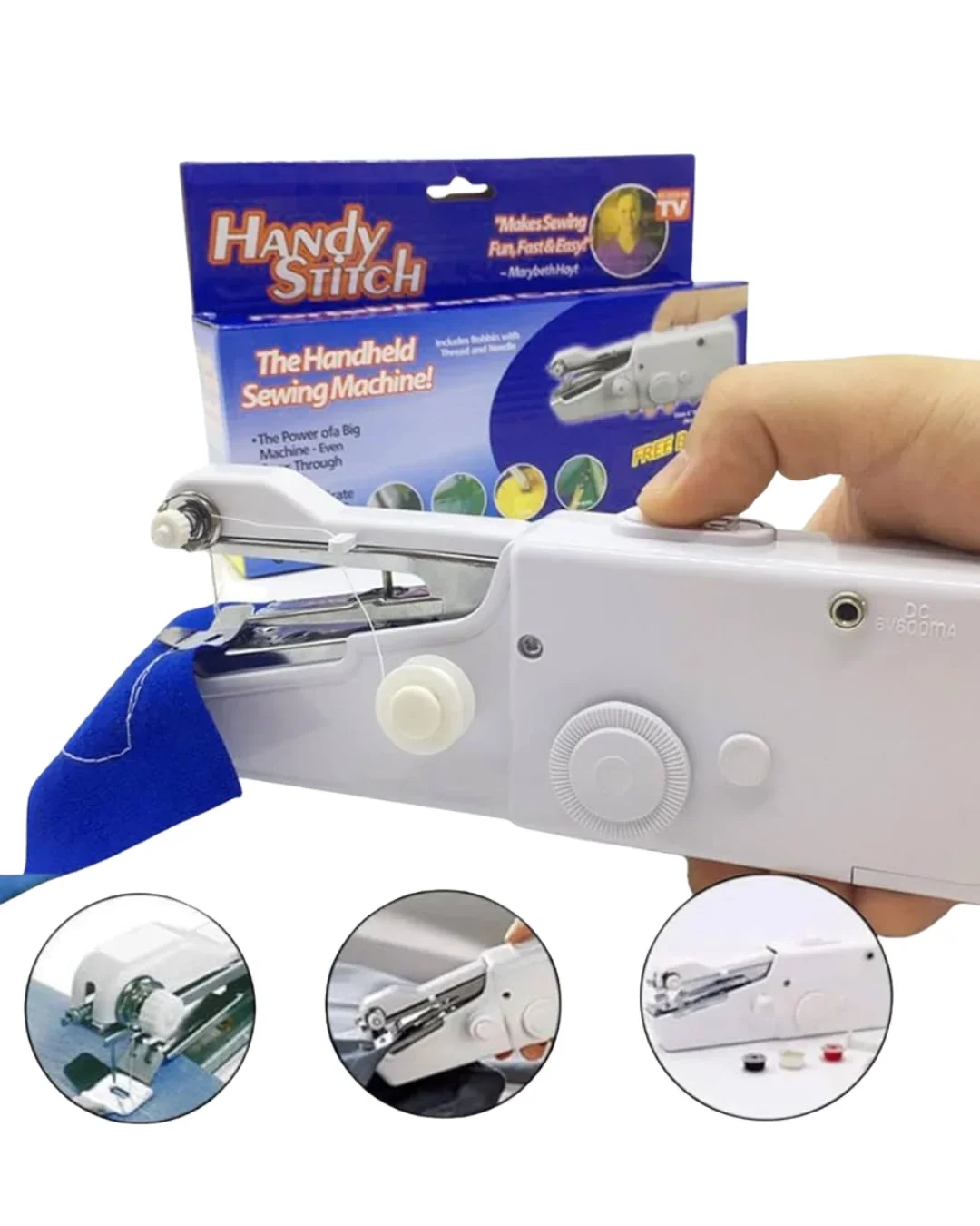 Ev ve Seyahat İçin ni El Dikiş Makinesi Kolay Kullanım görsel 3