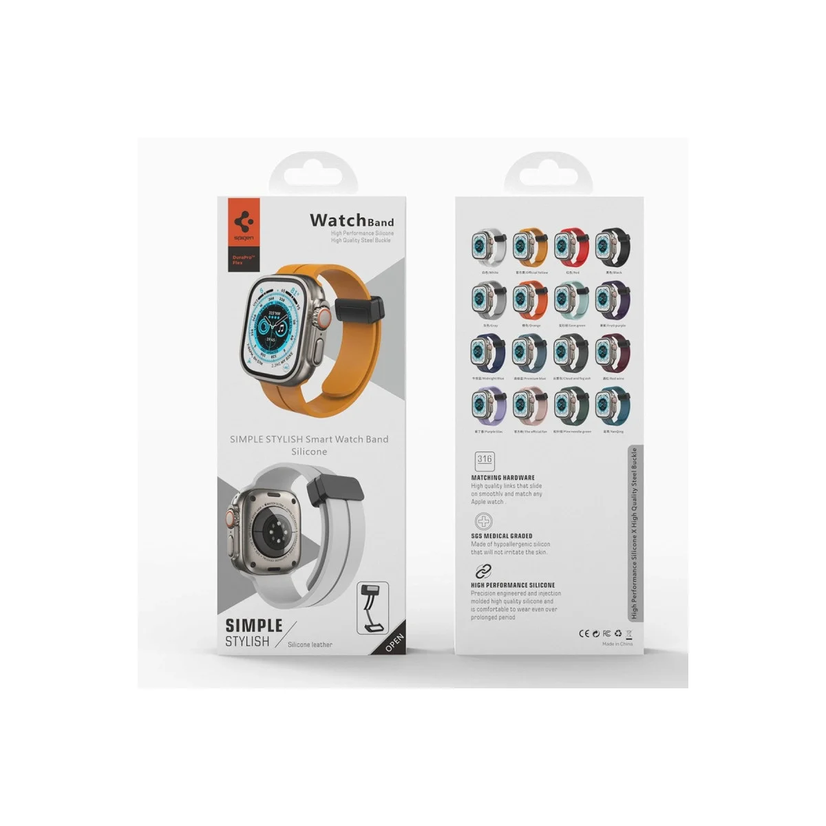 Apple Watch 42mm Kr412 Elegance Stylısh Kordon (saat Değildir) - Koyu Yeşil görsel 3
