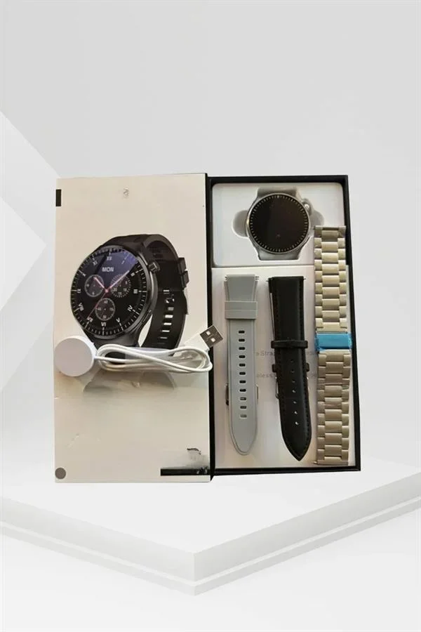 Akıllı Saat Uyku ve Sağlık Takibi NFC Uyumlu Bluetoooth Bağlantılı Android İOS Uyumlu görsel 3