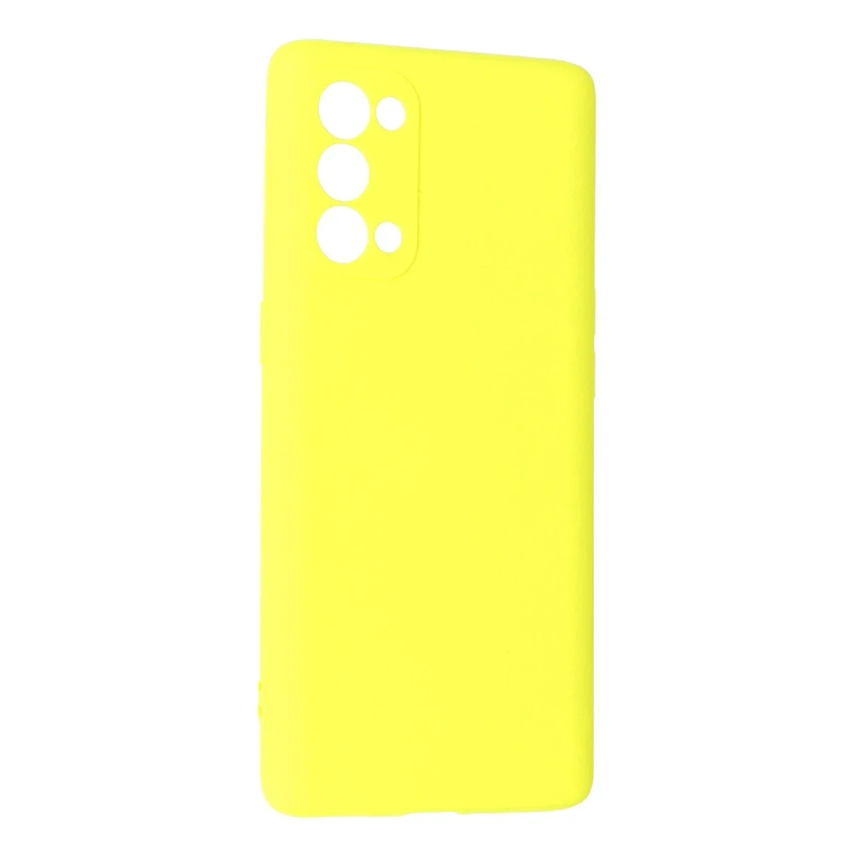 Oppo Reno 5 Pro Kılıf First Silikon - Sarı görsel 2