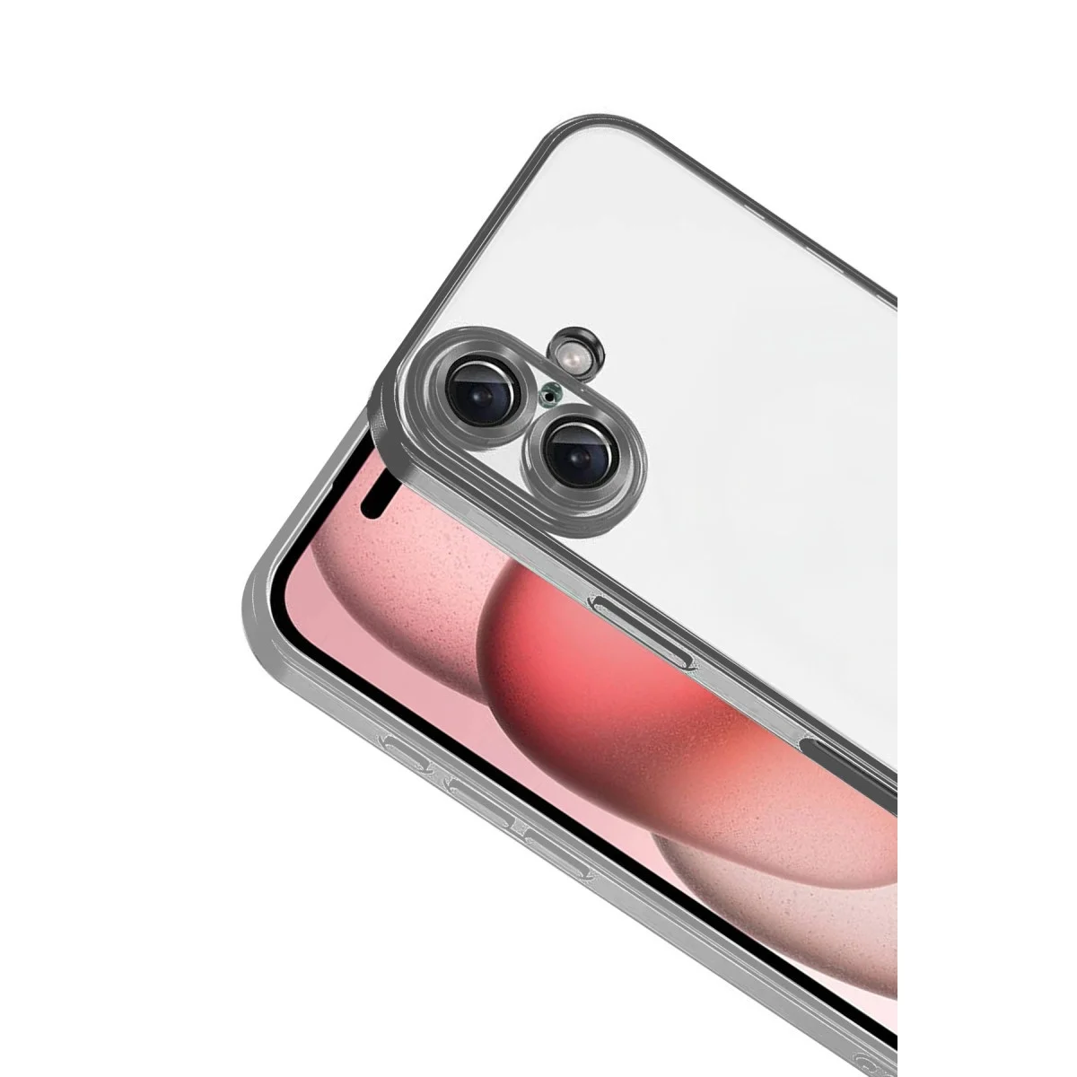 Apple İphone 17 Razer Lensli Silikon - Titan Gri görsel 2