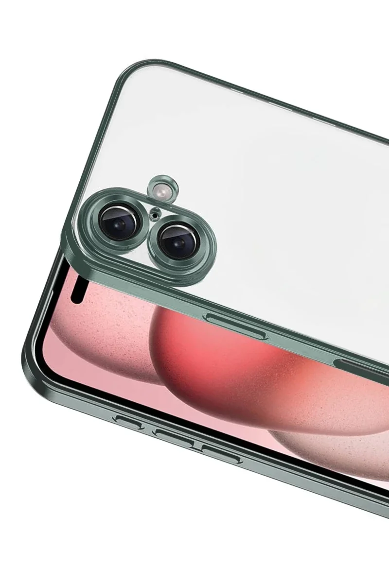 Apple iPhone 17 Razer Lensli Silikon - Yeşil görsel 2