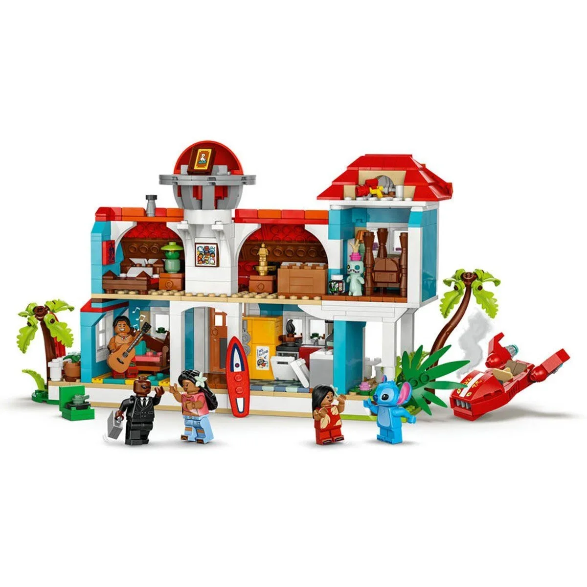43268 Lego Disney Lilo ve Stiç Plaj Evi 834 parça +9 yaş görsel 3