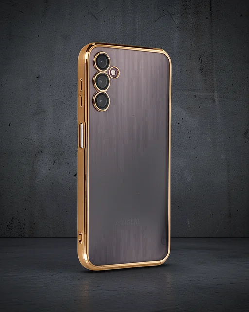 Samsung Galaxy A14 4g Kılıf Razer Lensli Silikon - Gold