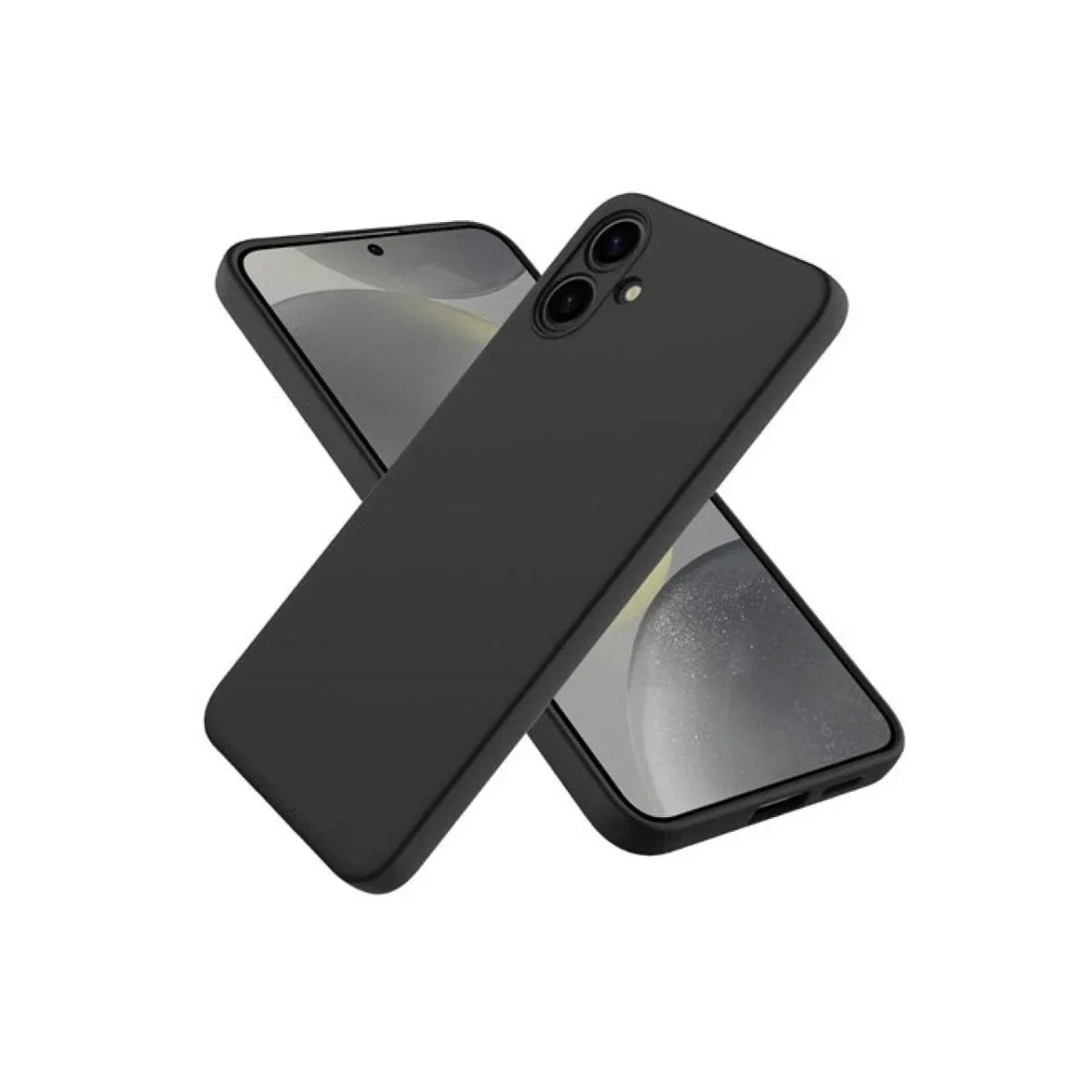Samsung Galaxy A06 Kılıf First Silikon - Siyah görsel 2