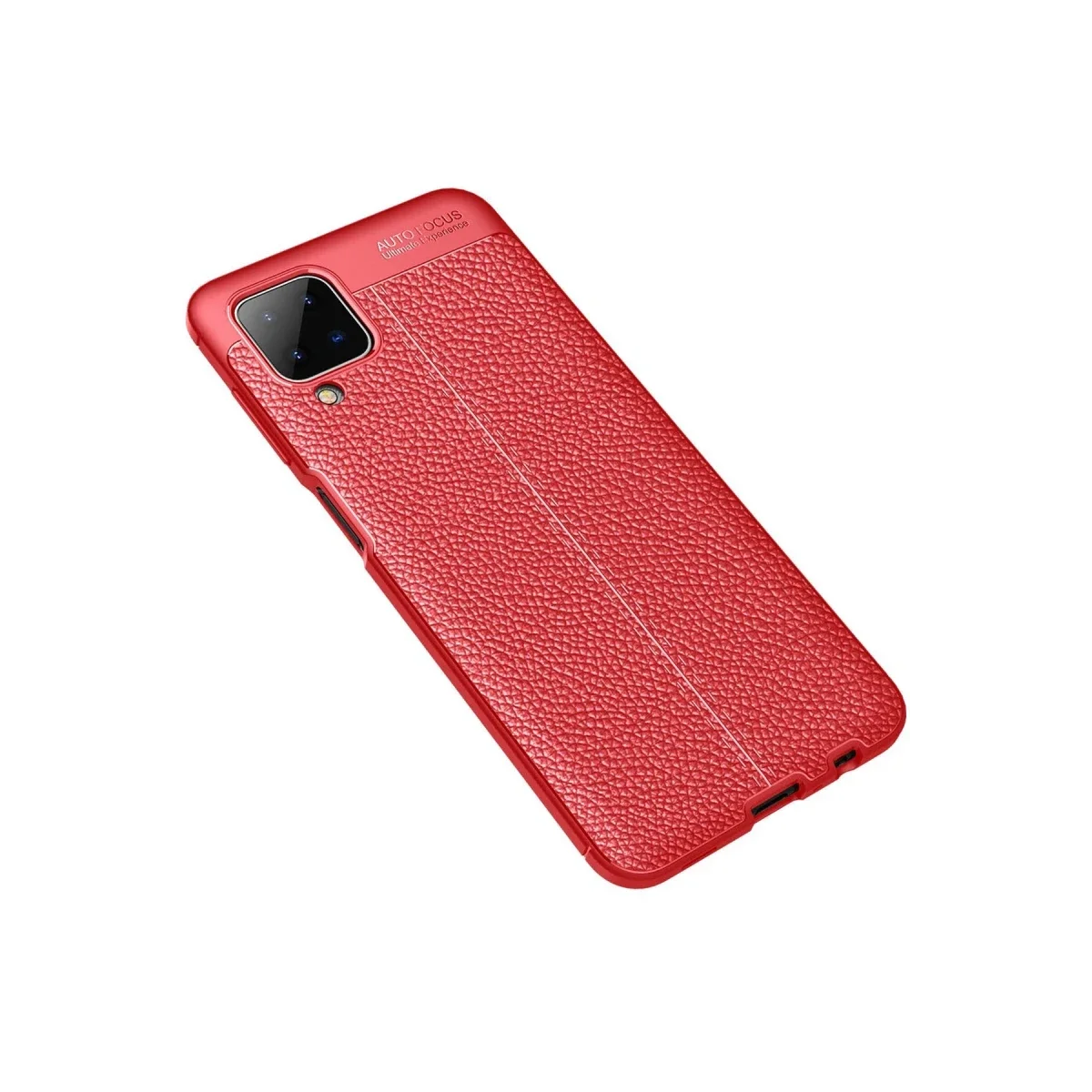 Samsung Galaxy A12 Kılıf Auto Focus Kapak - Kırmızı görsel 2