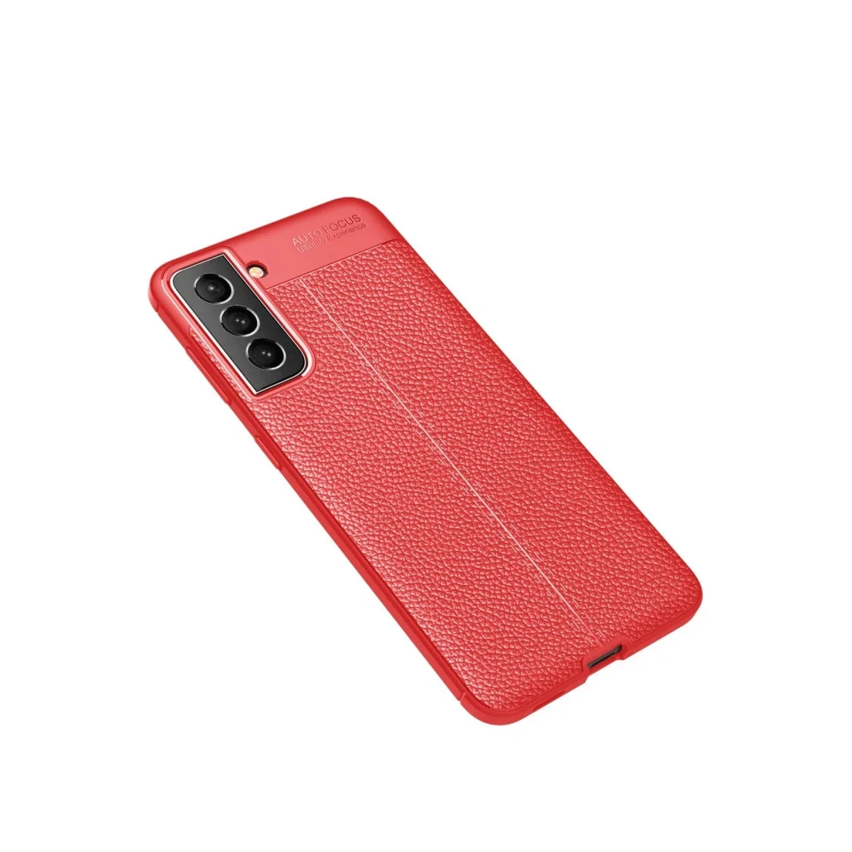 Samsung Galaxy S21 FE Kılıf Auto Focus Kapak - Kırmızı görsel 2