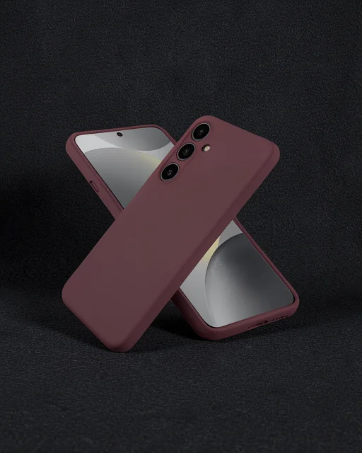Samsung Galaxy A26 Kılıf First Silikon - Mürdüm