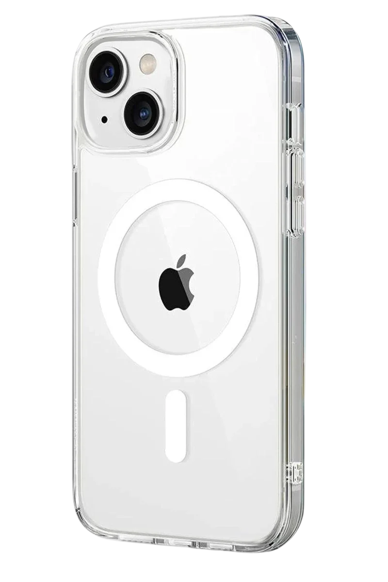 Apple iPhone 15 Combo Sert Şeffaf Magsafe Kapak - Şeffaf görsel 3