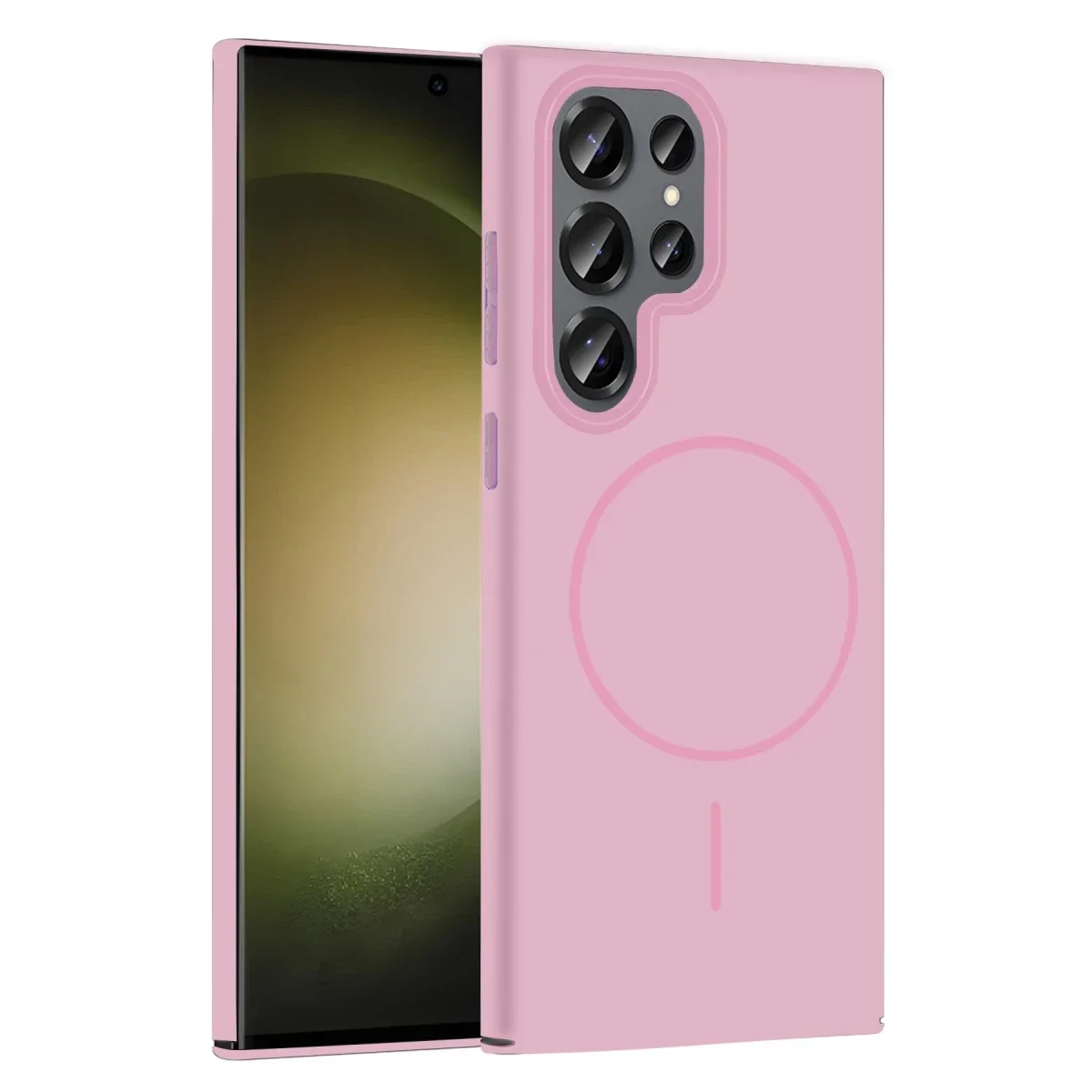 Joko Samsung Galaxy S24 Ultra Broş Magsafe Kapak - Pembe