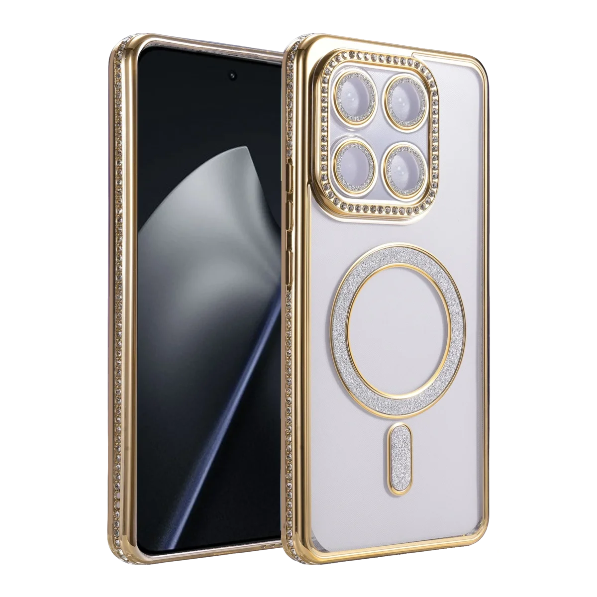 Xiaomi Mi 17T Joke Simli Magneticsafe Kılıf - Gold