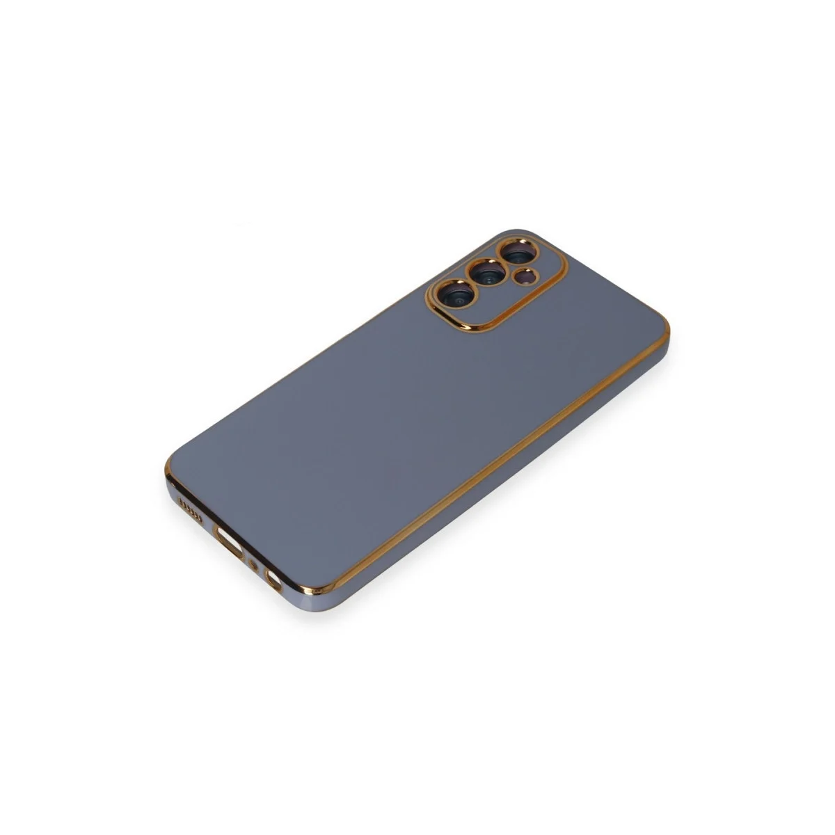 Samsung Galaxy A05s Kılıf Volet Silikon - Mavi görsel 4
