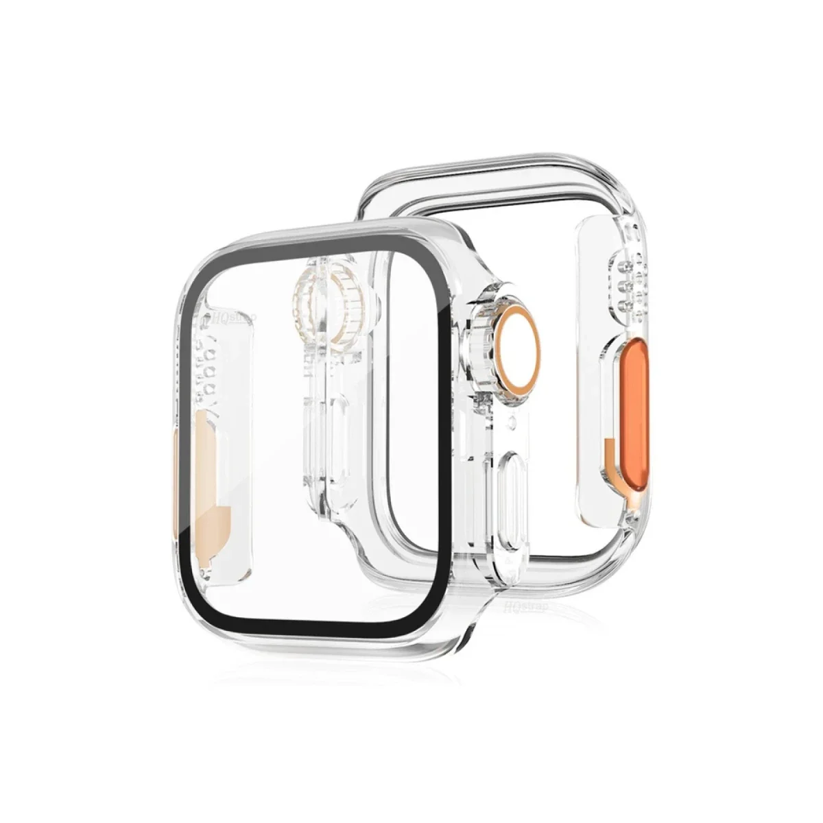Apple Watch 40mm Watch 49mm Kasa Dönüştürücü ve Ekran Koruyucu - Şeffaf