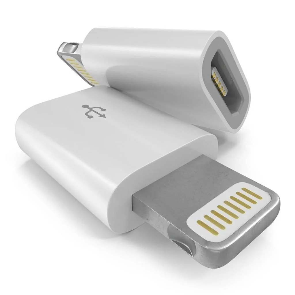 iPhone / iPad Micro Usb Dönüştürücü Adaptör OTG Aparat (adet fiyatıdır) görsel 4