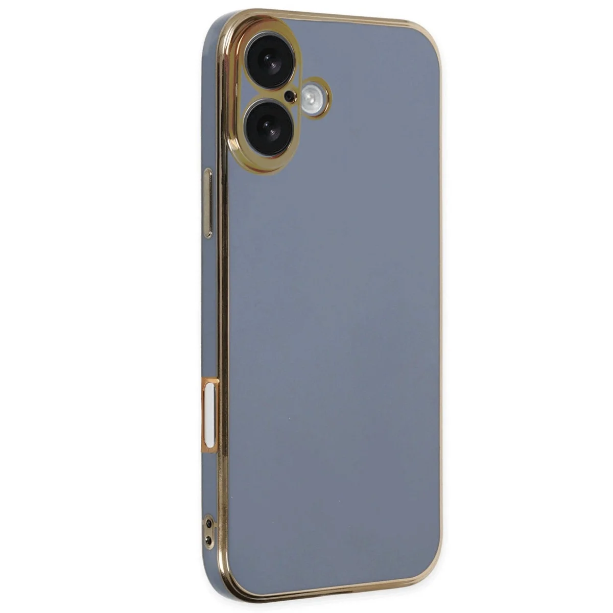 Apple İphone 16 Kılıf Volet Silikon - Mavi