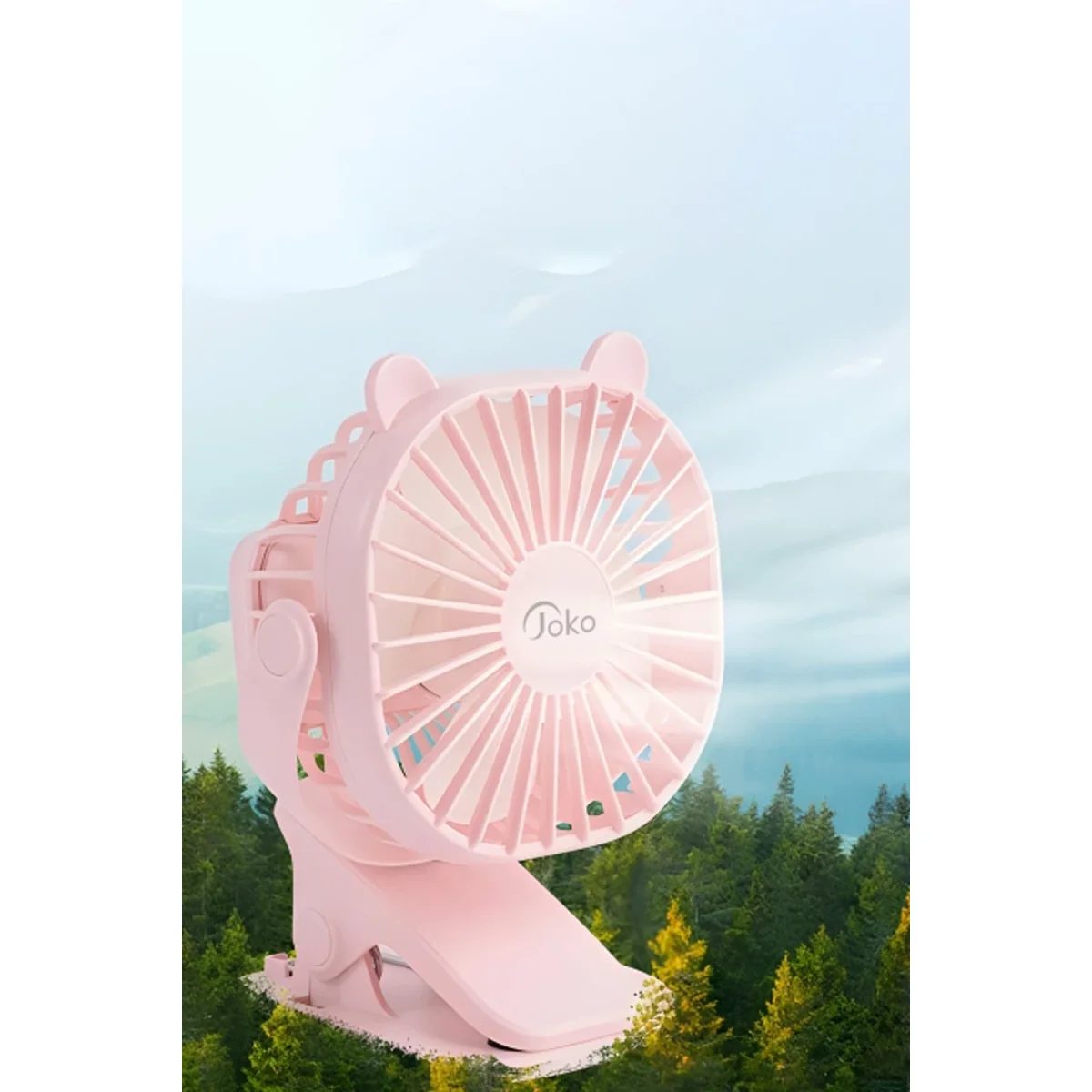 Joko JS03 Masaüstü Soğutma Fanı - Pembe görsel 2