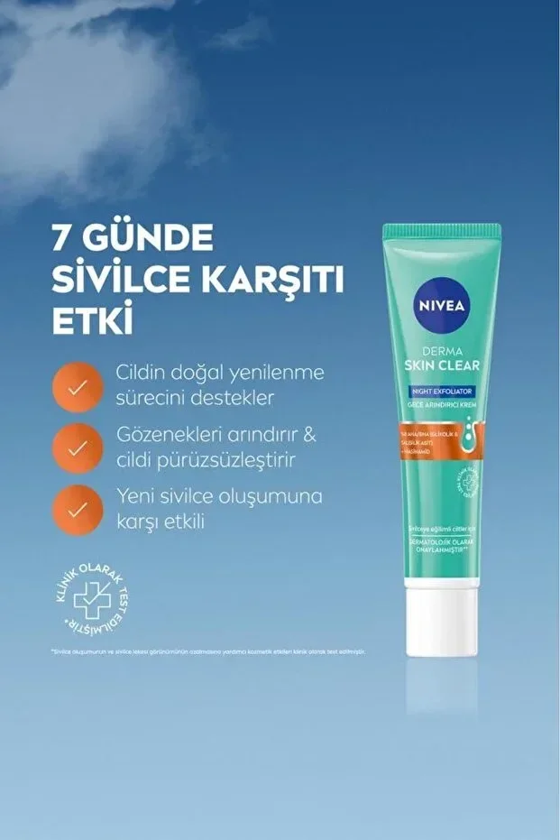 Derma Skin Clear Gece Kremi 40 ml görsel 3