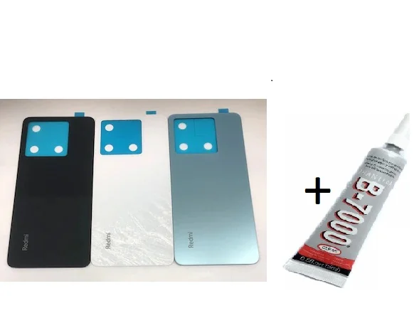 REDMİ NOTE 13 PRO 5G Arka Batarya Pil Kapağı SİYAH görsel 3