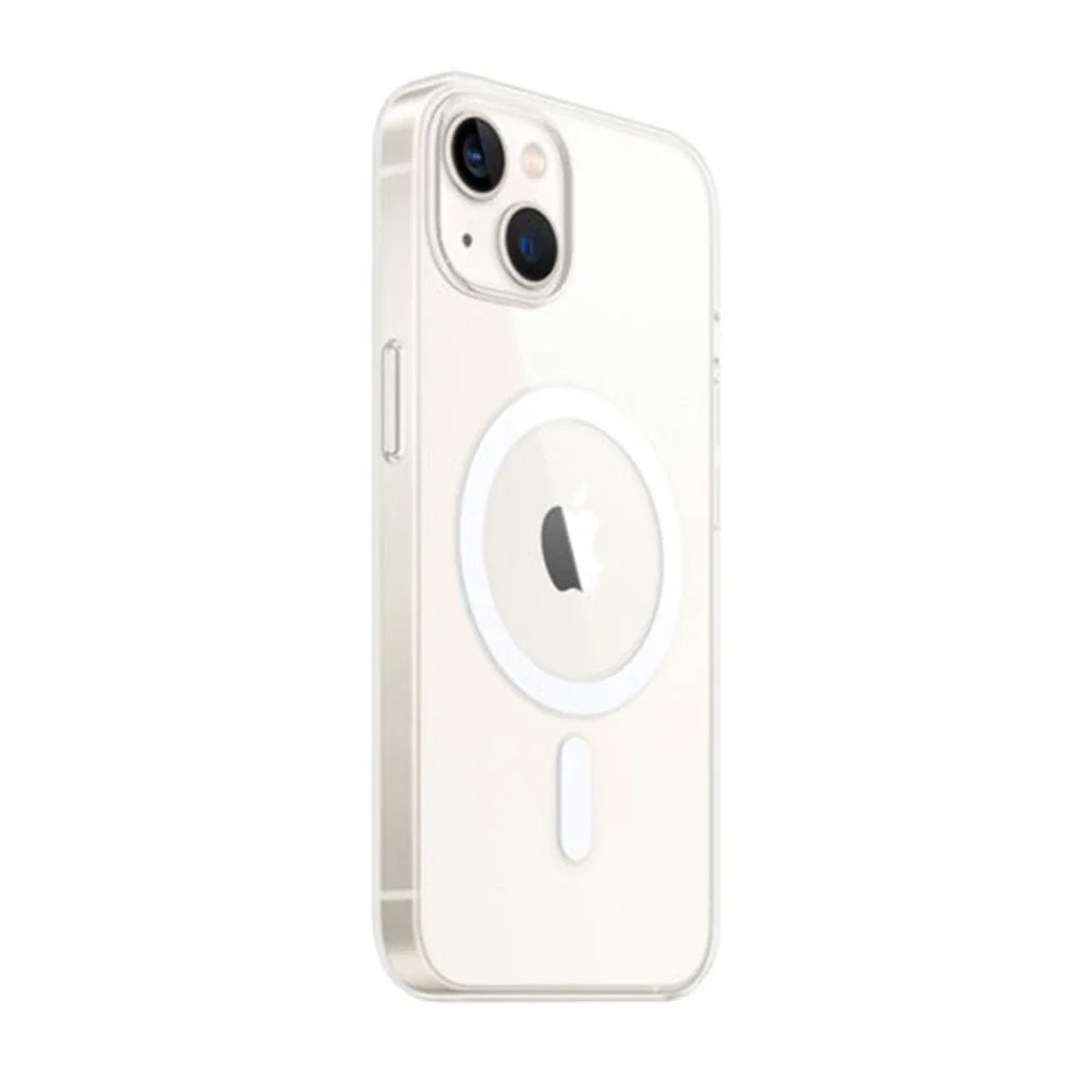 Apple iPhone 14 Kılıf Magneticsafe Şeffaf Silikon - Şeffaf