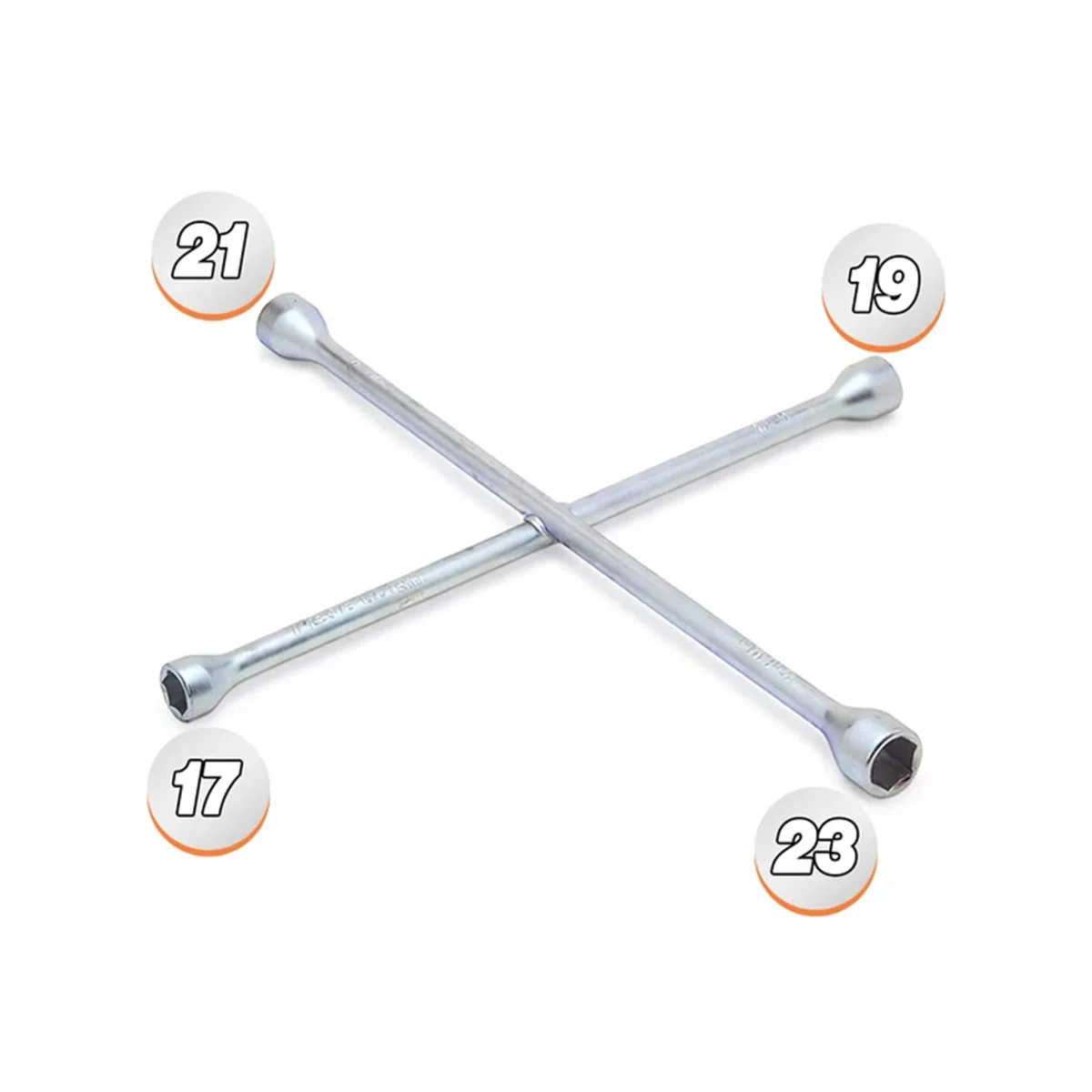 Bijon Anahtarı 4'lü Krom Set (17-19-21-23 mm) görsel 2