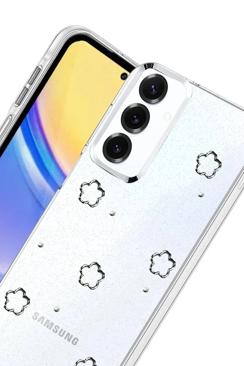 Samsung Galaxy A24 4G Fiyonk Desenli Kapak - Desen 2 görsel 3