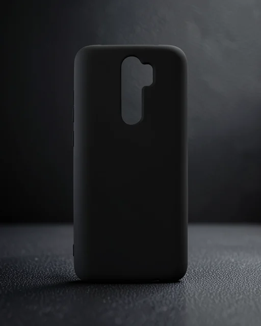 Xiaomi Redmi Note 8 Pro Kılıf Nano İçi Kadife Silikon - Siyah