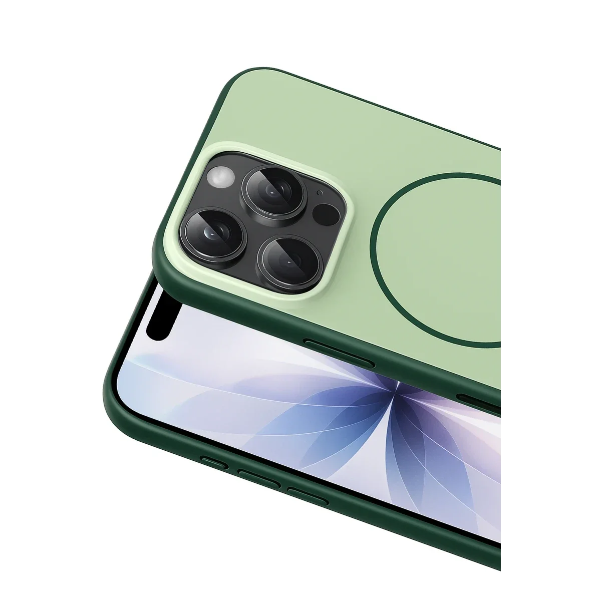 Joko Apple iPhone 16 Pro Max Neva Magsafe Kapak - Koyu Yeşil görsel 2