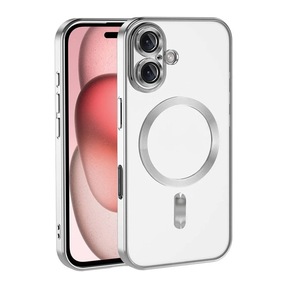 Apple iPhone 17 Kross Magneticsafe Kapak - Gümüş