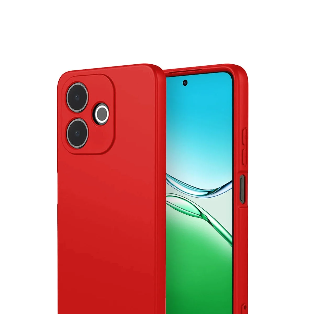 Oppo A5 Pro 4g First Silikon - Kırmızı görsel 2