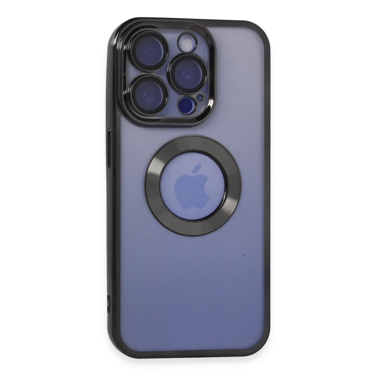 Apple İphone 15 Pro Max Kılıf Slot Silikon - Siyah