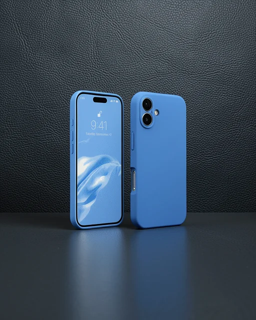 Apple İphone 16 Kılıf First Silikon - Mavi