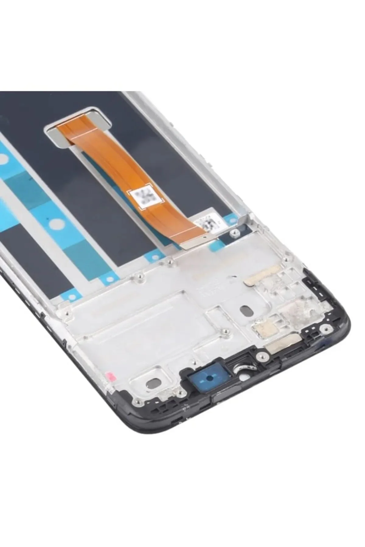 Oppo A15 UYUMLU Ekran Dokunmatik Çıtalı (Siyah) görsel 3