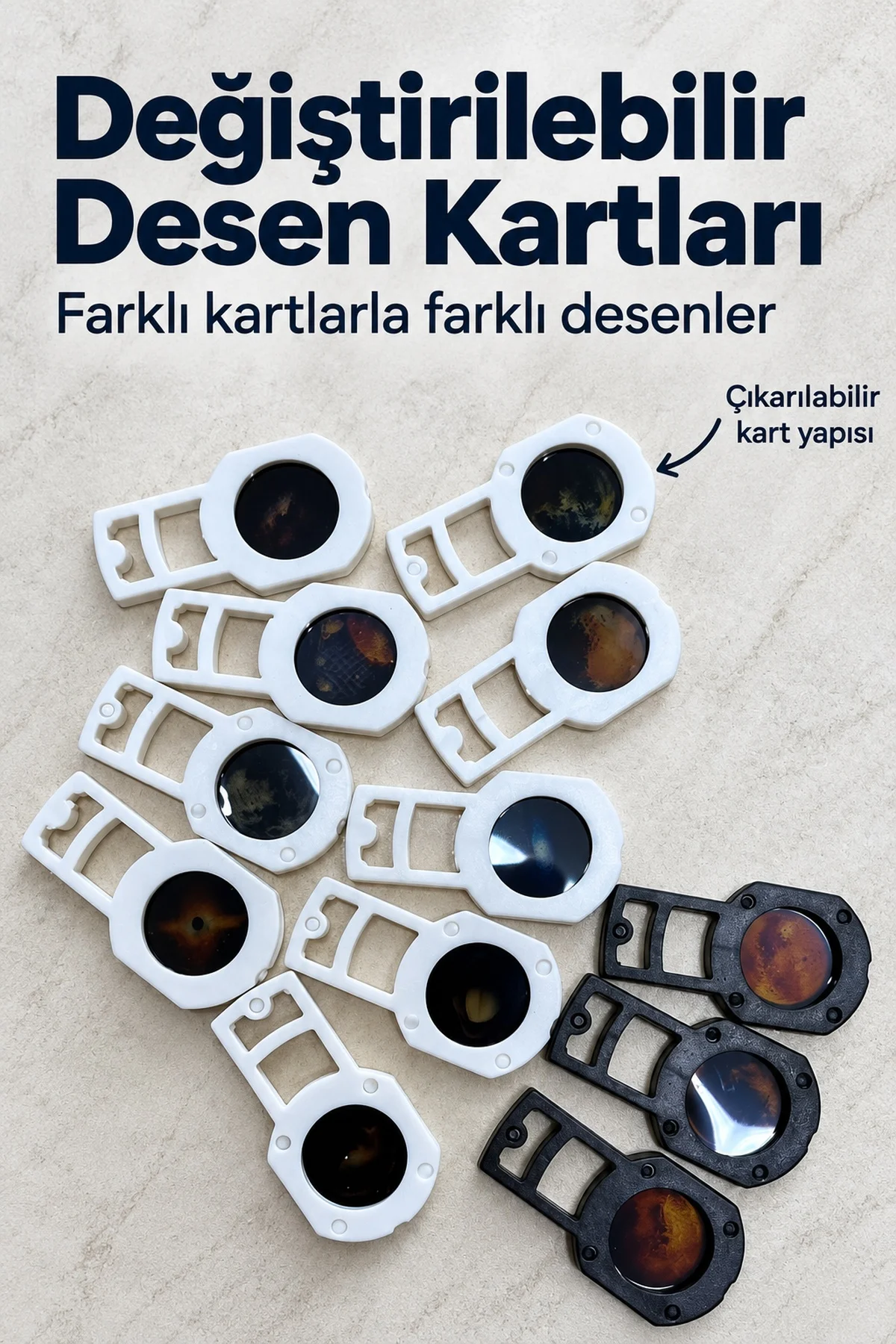 USB Projeksiyon Lambası Ay ve Gezegen Desenli görsel 4