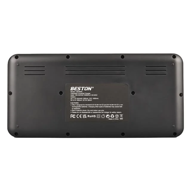Beston C9036wl AA/AAA/9v/C Boy/Dboy/Ni-Mh/Ni-Cd/9v/Lityum Pil Lcd Ekranlı Hızlı Şarj Cihazı görsel 4