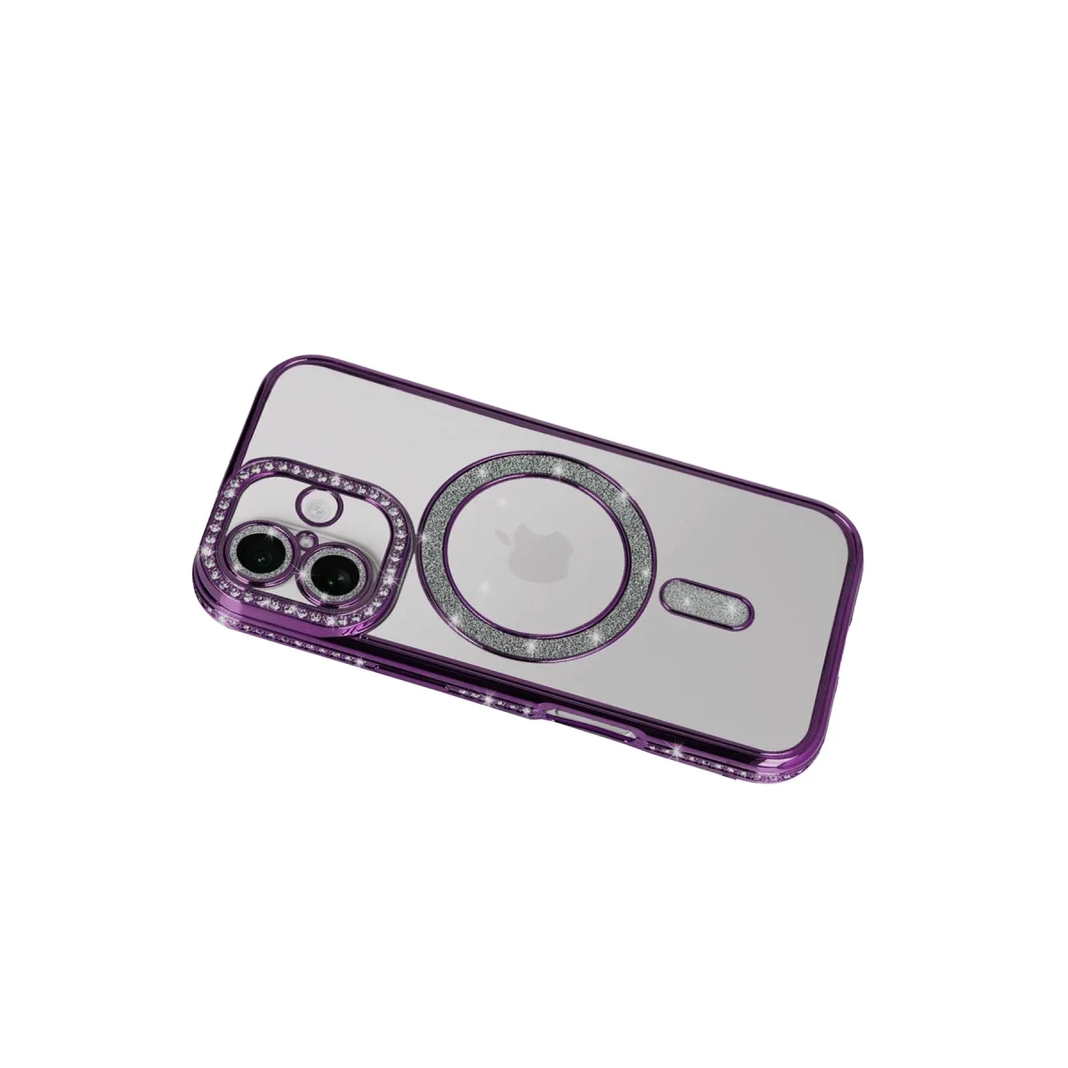 Apple iPhone 17 Joke Simli Magneticsafe Kılıf - Derin Mor görsel 3