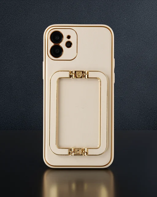 Apple İphone 12 Kılıf Coco Elit Kapak - Gold