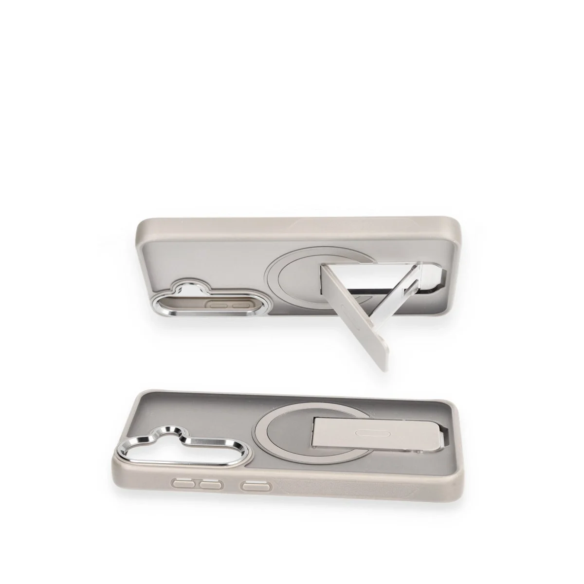 Samsung Galaxy S24 Tork Magsafe Standlı Kapak - Lila görsel 3