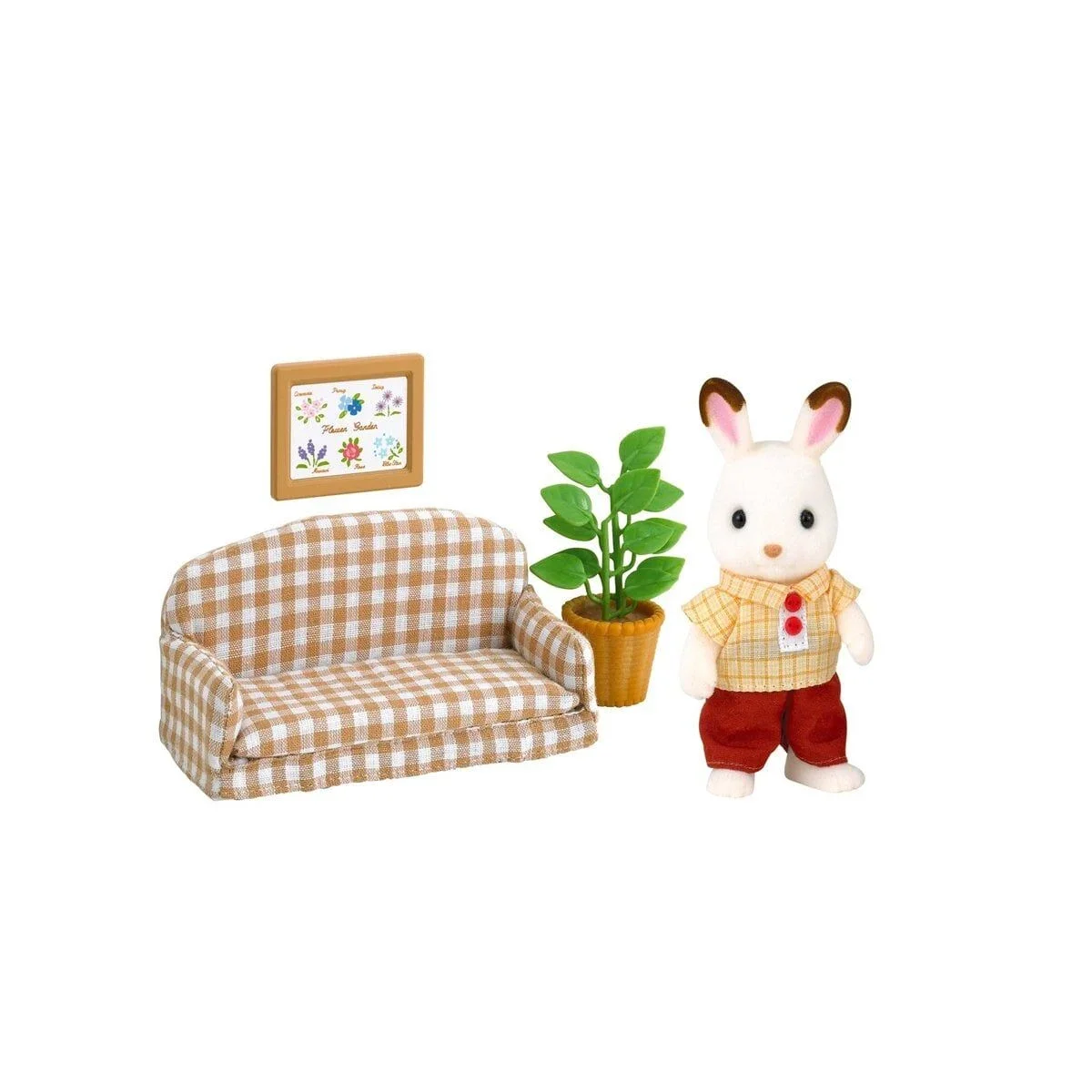 5013 Sylvanian Families Çikolata Kulaklı Tavşan Baba +3 yaş görsel 2