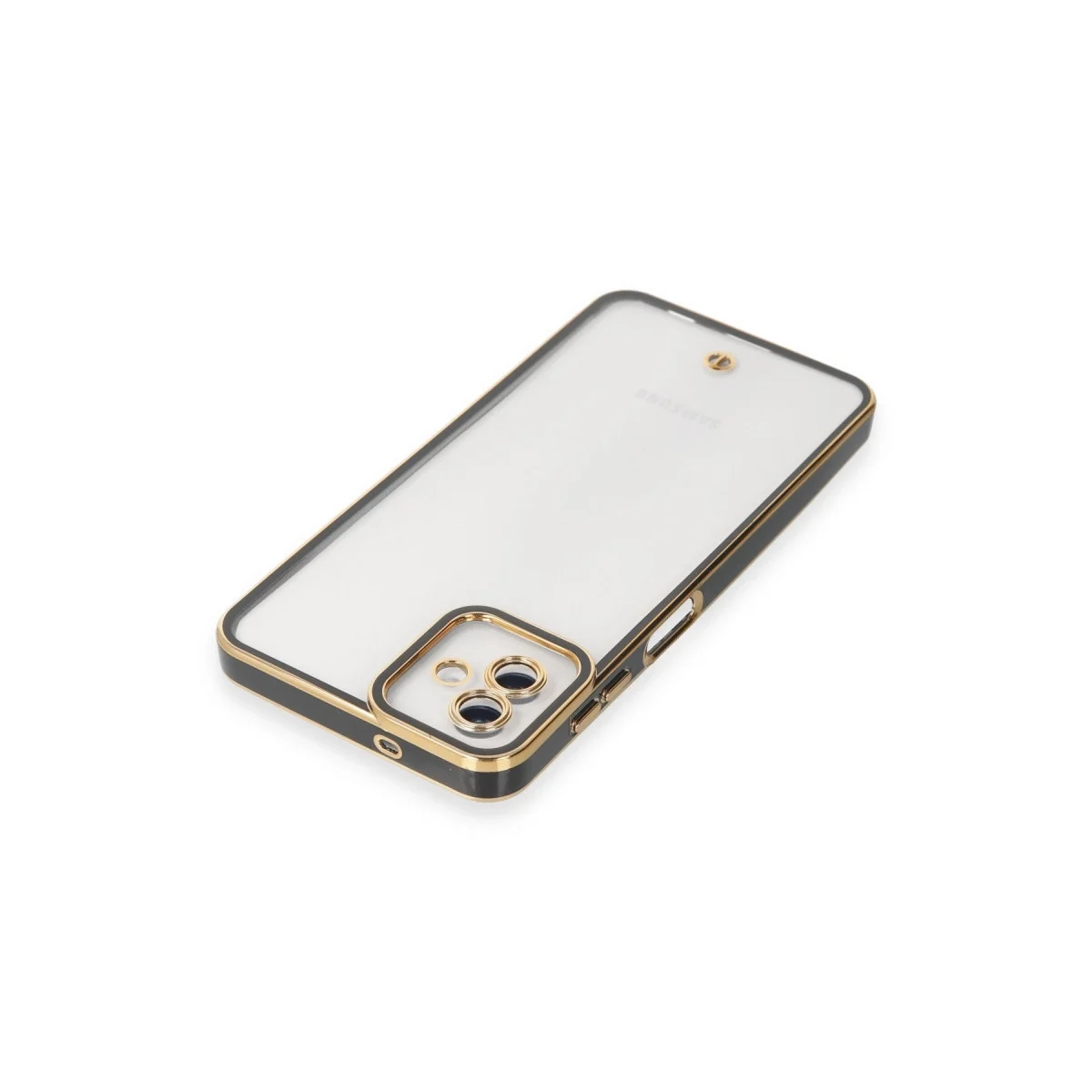 Samsung Galaxy A04 Kılıf Liva Lens Silikon - Siyah görsel 4