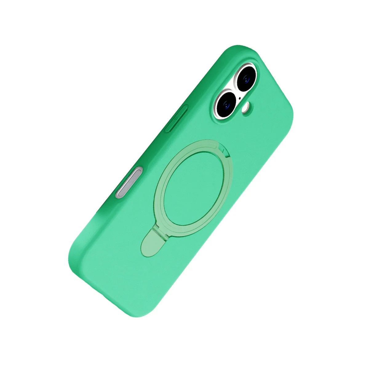 Apple İphone 16 Regal Magsafe Standlı Kapak - Yeşil görsel 4
