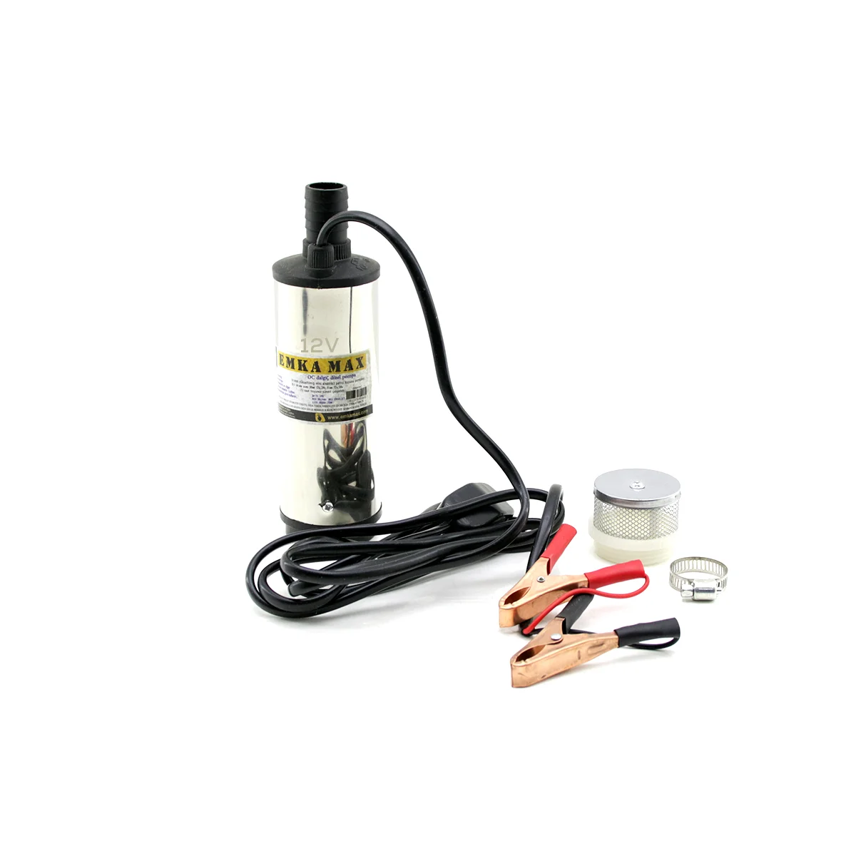 12V 51mm Mini Akaryakıt Pompası görsel 4