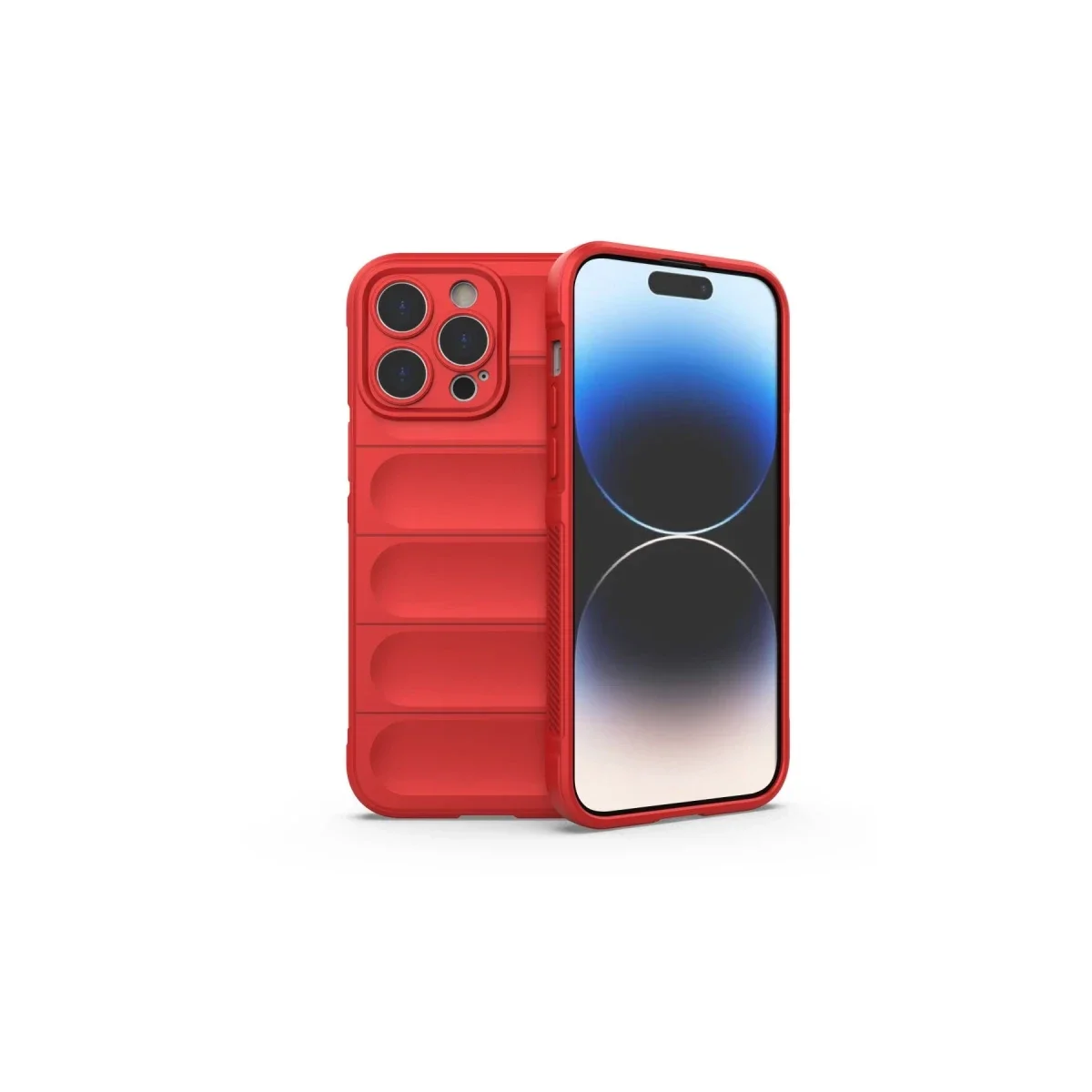 Apple iPhone 14 Pro Max Kılıf Optimum Silikon - Kırmızı