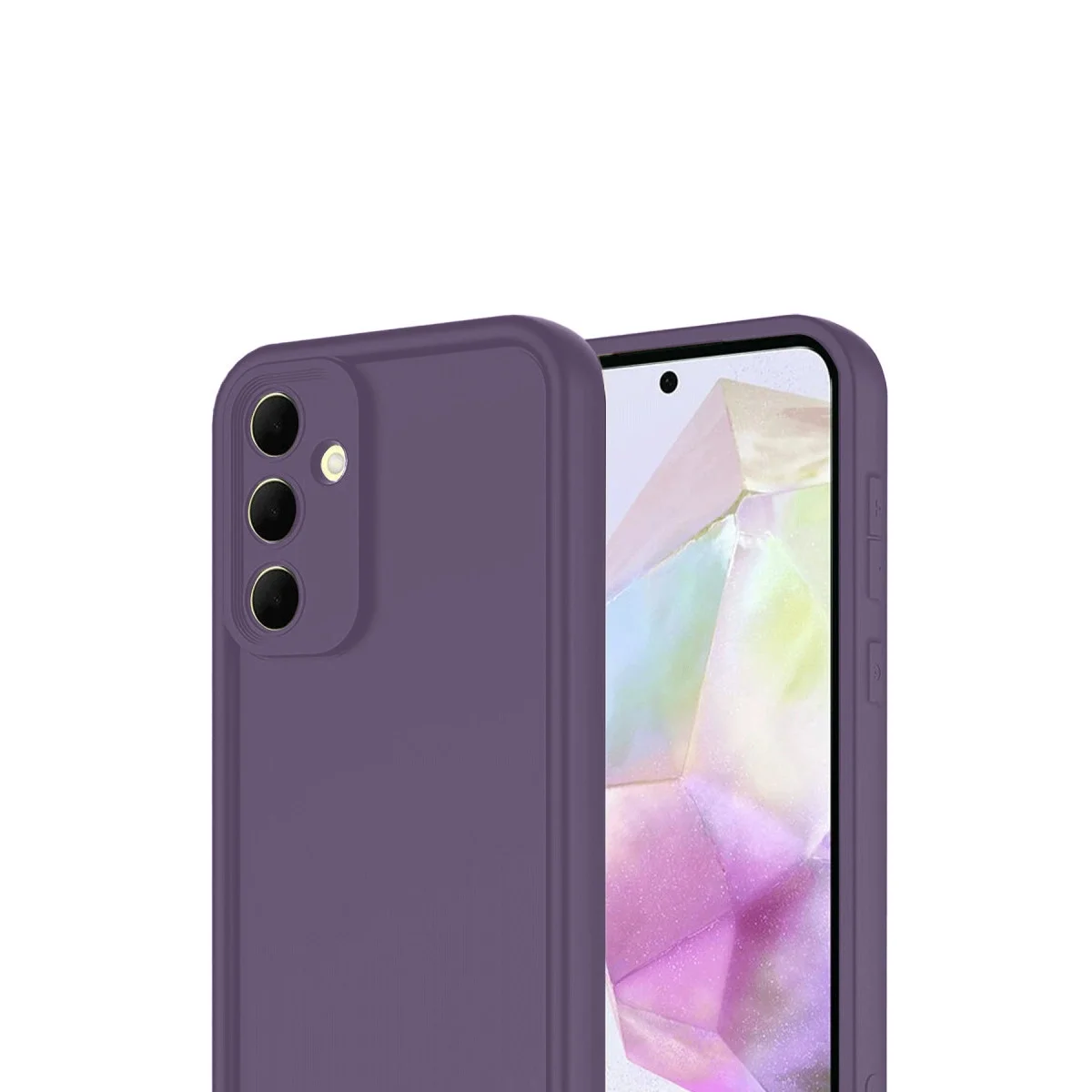Samsung Galaxy A17 5g Viera Silikon - Mürdüm görsel 2